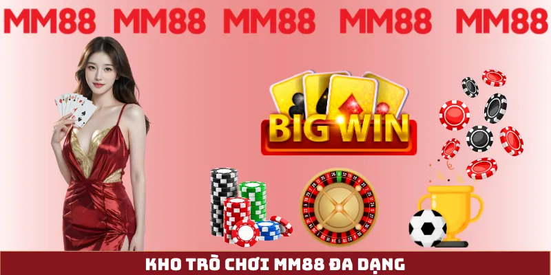 Kho trò chơi MM88 đa dạng — casino, slot, thể thao, bắn cá